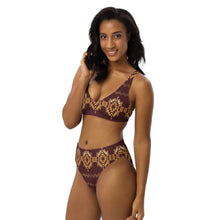 Load image into Gallery viewer, Yeehaw Gold Aztec Bikini