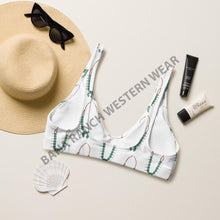 Load image into Gallery viewer, Yeehaw Squash Blossom Bikini Top
