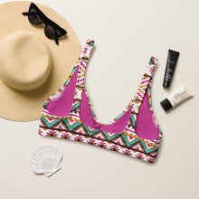 Load image into Gallery viewer, Yeehaw Multi Aztec Bikini Top