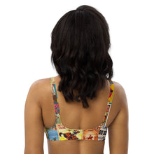 Load image into Gallery viewer, Yeehaw Vintage Rodeo Poster Bikini Top
