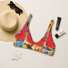 Load image into Gallery viewer, Yeehaw Vintage Rodeo Poster Bikini Top