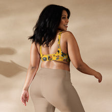 Load image into Gallery viewer, Yeehaw Vintage Cowboy Collage Mustard Bikini Top