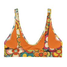 Load image into Gallery viewer, Yeehaw Woodstock Retro Floral Bikini Top