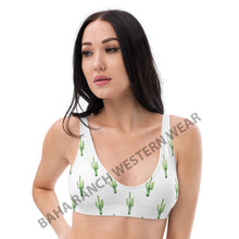 Load image into Gallery viewer, Yeehaw Cactus Bikini Top