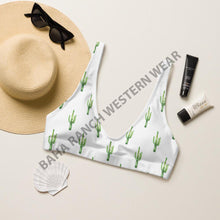 Load image into Gallery viewer, Yeehaw Cactus Bikini Top