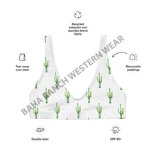 Load image into Gallery viewer, Yeehaw Cactus Bikini Top