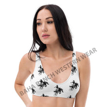 Load image into Gallery viewer, Yeehaw Rodeo Cowboy Bikini Top