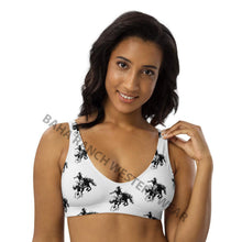 Load image into Gallery viewer, Yeehaw Rodeo Cowboy Bikini Top