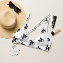 Load image into Gallery viewer, Yeehaw Rodeo Cowboy Bikini Top