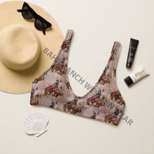 Load image into Gallery viewer, Yeehaw Vintage Cowboy Bronc Bikini Top