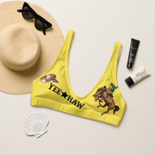 Load image into Gallery viewer, Yeehaw Mustard Bronc Buster Bikini Top