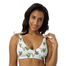 Load image into Gallery viewer, Yeehaw Cactus Bullhead Bikini Top
