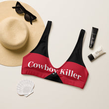 Load image into Gallery viewer, Ready to Ship Yeehaw Cowboy Killer Bikini Top Size Medium