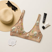 Load image into Gallery viewer, Yeehaw Desert Symbols Bikini Top