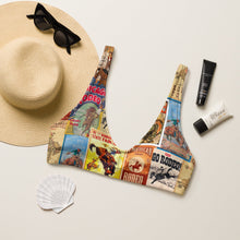 Load image into Gallery viewer, Yeehaw Vintage Rodeo Poster Bikini Top