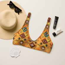 Load image into Gallery viewer, Yeehaw Golden Aztec Bikini Top