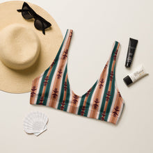 Load image into Gallery viewer, Yeehaw Cocoa Aztec Bikini Top