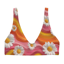 Load image into Gallery viewer, Yeehaw Groovy Floral Bikini Top