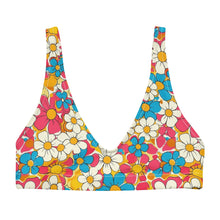 Load image into Gallery viewer, YEEHAW Flower Child Retro Bikini Top