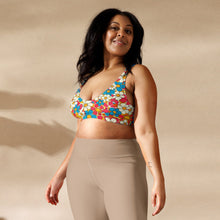 Load image into Gallery viewer, YEEHAW Flower Child Retro Bikini Top