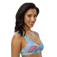 Load image into Gallery viewer, Yeehaw Howdy Opal Glitter Bikini Top