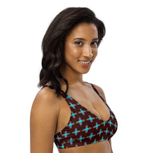 Load image into Gallery viewer, Yeehaw Turquoise Zia Bikini Top