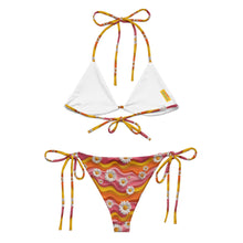 Load image into Gallery viewer, Yeehaw Groovy Floral String Bikini