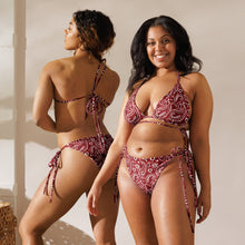 Load image into Gallery viewer, Yeehaw Red Bandana String Bikini