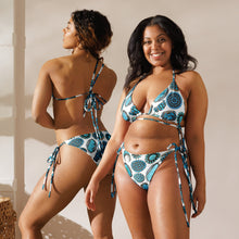 Load image into Gallery viewer, Yeehaw Turquoise Crazy String Bikini
