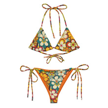 Load image into Gallery viewer, Yeehaw Woodstock Retro Floral String Bikini