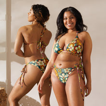 Load image into Gallery viewer, Yeehaw Woodstock Retro Floral String Bikini