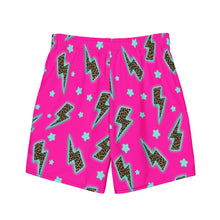 Load image into Gallery viewer, Yeehaw Leopard Lightning Men's Swim Trunks