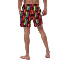 Load image into Gallery viewer, Baha Ranch Yeehaw Aztec Serape Swim Trunks