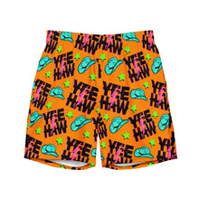 Load image into Gallery viewer, Yeehaw Orange Men's Swim Trunks