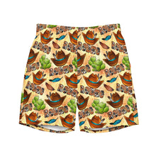 Load image into Gallery viewer, Yeehaw Rodeo Fever Men's Swim Trunks