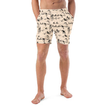Load image into Gallery viewer, Yeehaw Cowboy Ranch Men's Swim Trunks