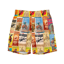 Load image into Gallery viewer, Yeehaw Rodeo Poster Men's Swim Trunks