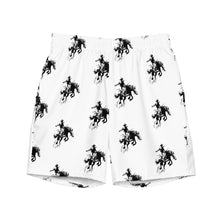 Load image into Gallery viewer, Yeehaw Rodeo Bronc Men's Swim Trunks