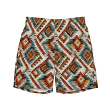 Load image into Gallery viewer, Baha Ranch Southwest Diamond Recycled Swim Trunks