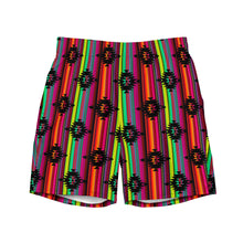 Load image into Gallery viewer, Baha Ranch Yeehaw Aztec Serape Swim Trunks