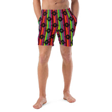 Load image into Gallery viewer, Baha Ranch Yeehaw Aztec Serape Swim Trunks
