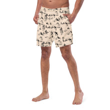 Load image into Gallery viewer, Yeehaw Cowboy Ranch Men's Swim Trunks