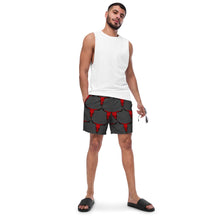 Load image into Gallery viewer, Yeehaw Red Bull Skull Men's Swim Trunks