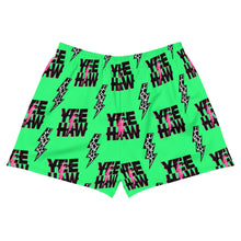 Load image into Gallery viewer, Neon Yeehaw Women’s Athletic Shorts
