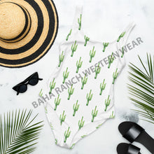 Load image into Gallery viewer, Yeehaw Cactus One Piece Swim Suit