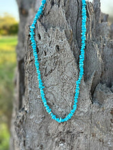 Load image into Gallery viewer, Authentic Turquoise Chips Beaded Necklace