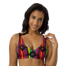 Load image into Gallery viewer, Yeehaw Aztec Serape Bikini Top