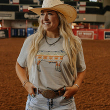 Load image into Gallery viewer, Aztec Cow Western Graphic Tee