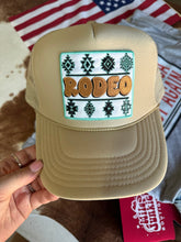 Load image into Gallery viewer, Aztec Rodeo Patch Trucker Hat