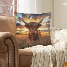 Load image into Gallery viewer, Baha Ranch Beautiful Highland Velvety Soft Pillow Case Cover Made in America